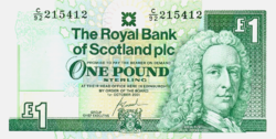 Scotland 1 pound sterling 2001 oz