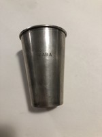 Ezüst keresztelő pohár "baba" gravírozással