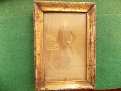 I. VH-s UTÁSZ KATONA FOTÓ KERETBEN LEIBNITZ  !!