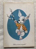 Easter postcard with old drawings - Eva Horváth drawing -5.