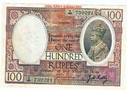 Burma 100 Burmai rupia 1927 REPLIKA