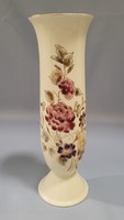 Zsolnay kézzel festett porcelán nagy váza