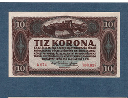 10 Korona 1920 between serial numbers dot ef