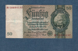 50 Reichsmark 1933 azaz 50 Német Birodalmi Márka