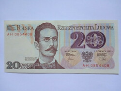 Ounce 20 zlotys Poland 1982 !!