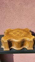 Inlaid wooden box, chest