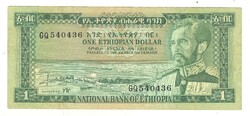 1 etióp dollár 1966 Etiópia