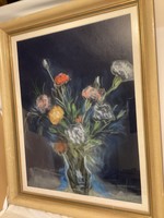 Gráber Margit ( 1895 - 1993 ) . Virágok vázában .