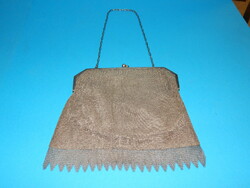 Excellent condition silver-plated theater bag lined with deerskin, xx.Szd. From the beginning