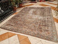Valódi kashmír selyem 270x370 cm kézi csomózású perzsa szőnyeg MZ_148