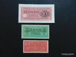 5 - 10 reichspennig - 10 reichsmark bankjegy 1944 LOT ! 01
