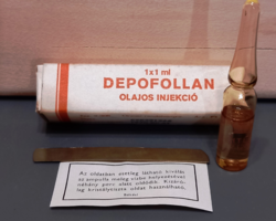 Ritka gyógyszeres doboz a 60-as évekből Chinoin- felülbélyegezve! Kőbányai Gyógyszerárugyár. !