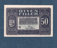 50 Fillér 1920 UNC