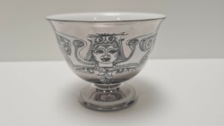 Hollóházi Szász Endre Platina Teás csésze ##