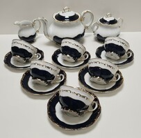Zsolnay Pompadour III 6 személyes Teakészlet / Teás készlet  #