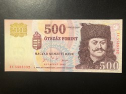 500 forint 2003. "EC"!!  UNC!!  RITKA!!