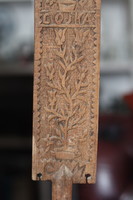 Carved folk gourd with tree of life
