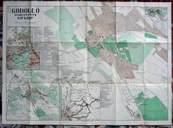 Map of Gödöllő municipality, 1932. Vitéz Ortutay pál, (49x67 cm)