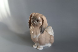 Lladro spanyol porcelán kínai pincsi kutya figura