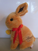 Rabbit - new - lindt - 30 x 21 x 14 cm - chocolate holder - soft plush - German - German - like new