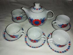 Alföldi retro painted tea set