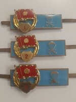 Hungarian People's Army 1970-1980 military badge 3 pieces in one