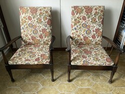 2 art deco armchairs in one.