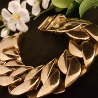 Marked gold-plated party bracelet 3 cm
