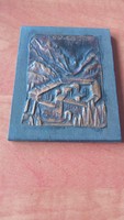 Bronze commemorative plaque mini for sale