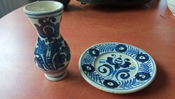 Korondi mini vase, mini plate set for sale