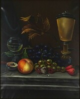 1M347 xx. Century painter: fruit table still life