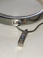 VI. Szép ezüst színű fém karkötő/nyaklánc
