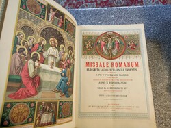 Missale Romanum, Canon Missale. 1920 , bőr kötésben