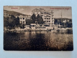 Old postcard abbey kinder-sanatorium dr. Szoge sanatorium photo postcard