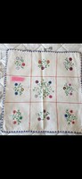 Old embroidered Hokedli blanket - with small defects