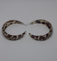 Fashion earrings, leopard print earrings larger size