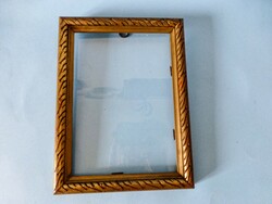 Gilded wooden picture frame