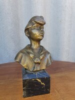 Habsburg Otto childhood bronze bust.