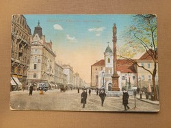 Budapest Rákóczi út villamossal 1914