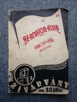 Tábori Pál: Az amazon-klub (1934) - Antik ponyva