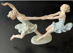 *Karl Tutter (1883-1969) German-Austrian sculptor! Tanz in den mai. Dance in May. Hutschenrether.