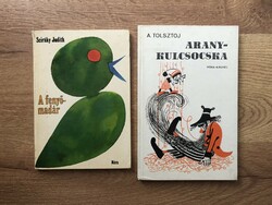 2 régi mesekönyv egyben: A fenyőmadár és Az aranykulcsocska