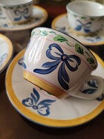 Herendi Village Pottery kézzel festett teás csészék 4db ajal