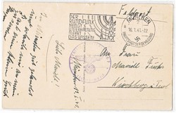 Postcard Germany 3rd Reich, field post 1941