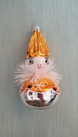 Karácsonyfadísz- üveg bohóc