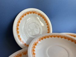 Alföldi 6 display tea cups bottom yellow gabriella small plate