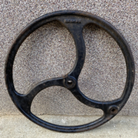 Öntöttvas kútkerék, daráló kerék (50 cm, 12 kg)