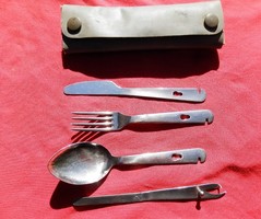 Old German military cutlery set