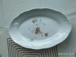 Floral porcelain oval plate for sale!