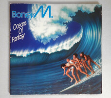 Régi retró vintage Boney M. Oceans of Fantasy bakelit vinyl lemez